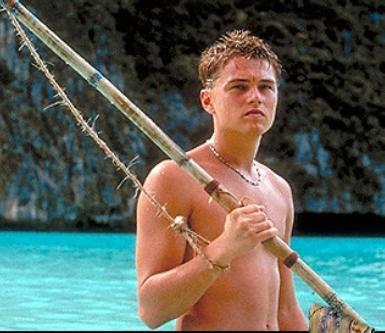 Leonardo DiCaprio in The Beach